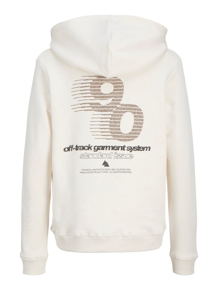Jcogrid Sweat Hood Jnr - Ecru