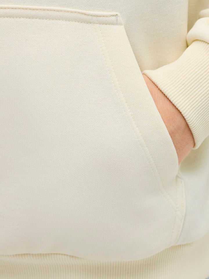 Jcodust Script Sweat Hood Sa26 Jnr - Ecru