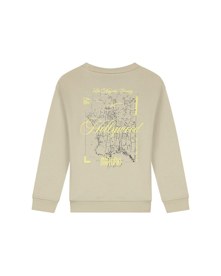 Holywood Map Sweater - Beige