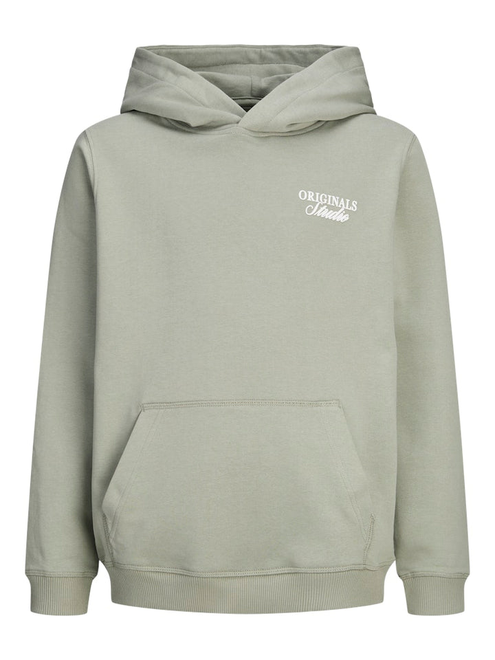 Jornorrebro Typo Back Sweat Hood Sn Jnr - Olijf