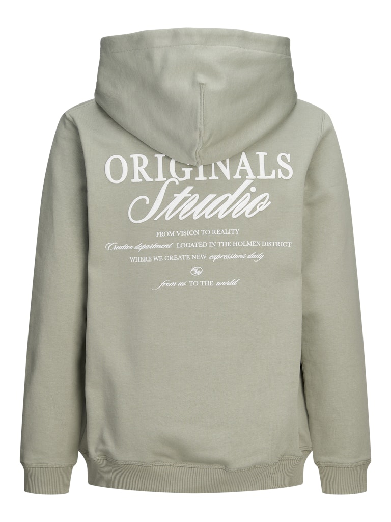 Jornorrebro Typo Back Sweat Hood Sn Jnr - Olijf