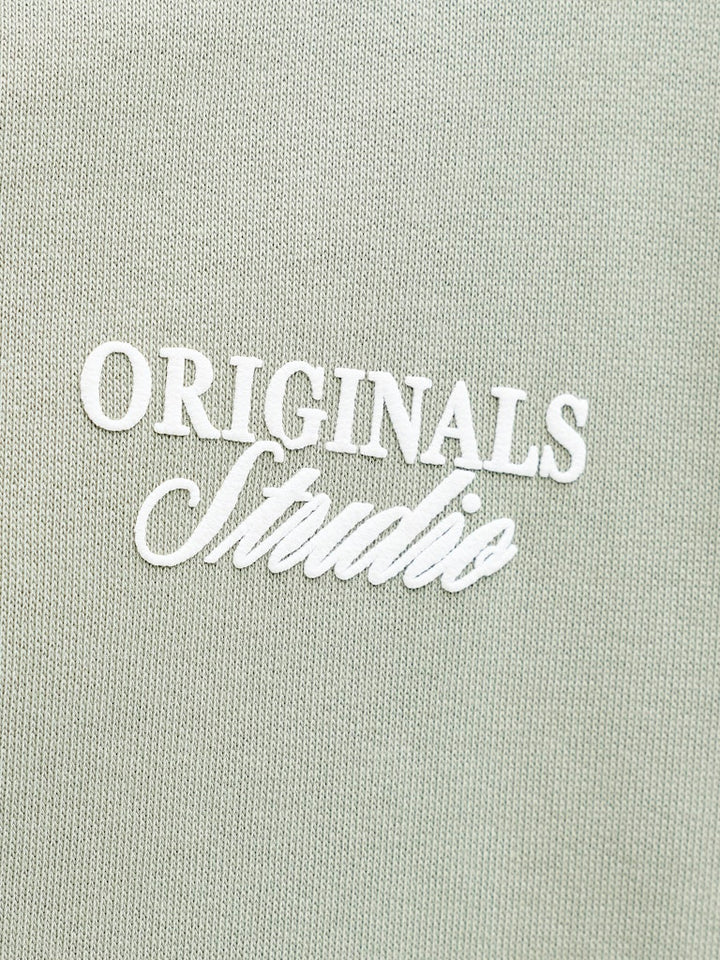 Jornorrebro Typo Back Sweat Hood Sn Jnr - Olijf