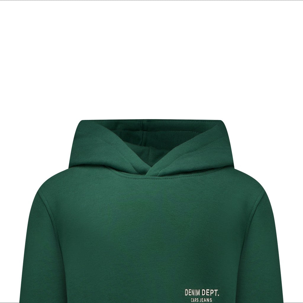 Kids Finna Sw Hood Green - Olijf