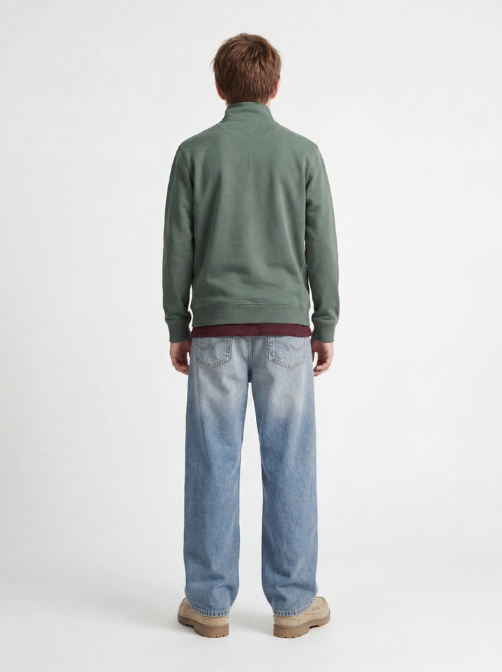 Jornorrebro Emb Sweat High Neck Jnr - Olijf