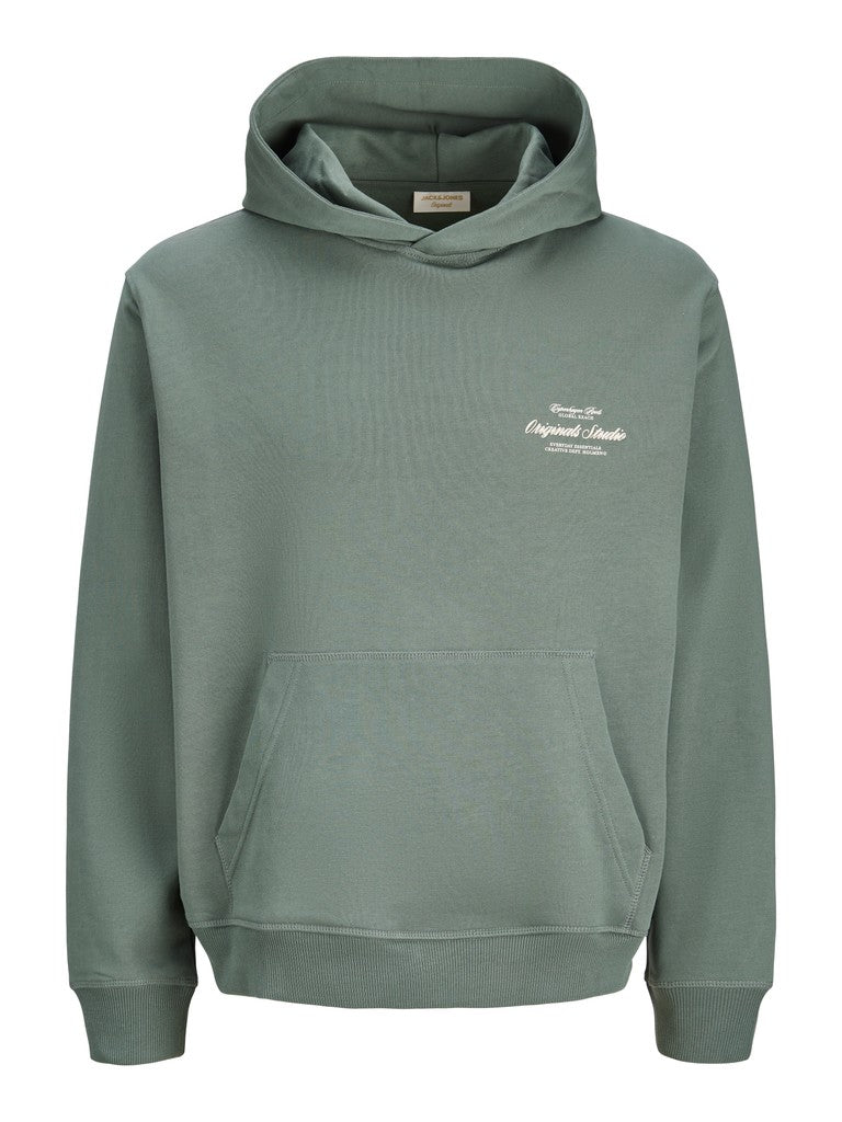 Jornorrebro Typo Back Sweat Hood Sn Jnr - Olijf