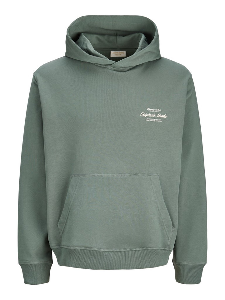 Jornorrebro Typo Back Sweat Hood Sn Jnr - Olijf