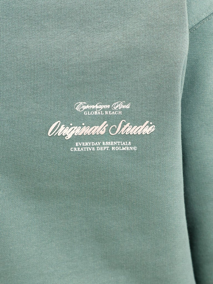 Jornorrebro Typo Back Sweat Cn Jnr - Olijf