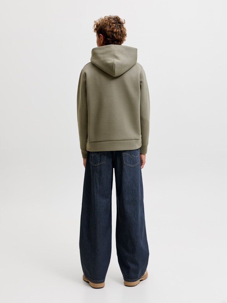 Jjebarron Sweat Hood Noos Jnr - Olijf