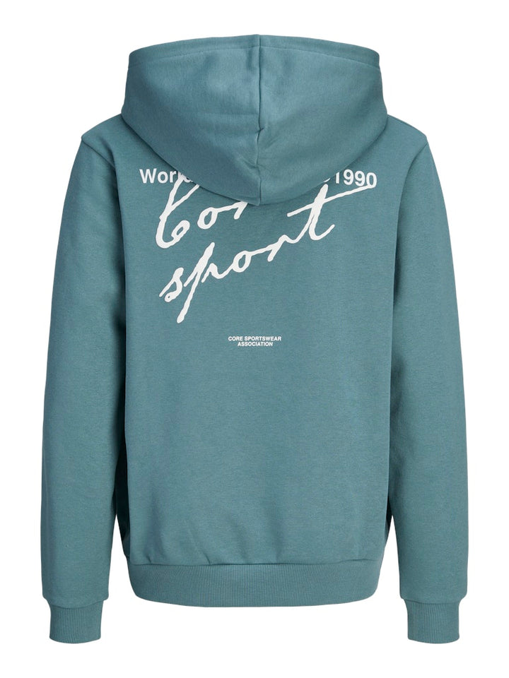 Jcodust Script Sweat Hood Sa26 Jnr - Oud Groen