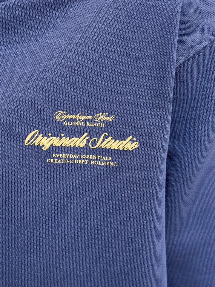 Jornorrebro Typo Back Sweat Cn Jnr - Rafblauw