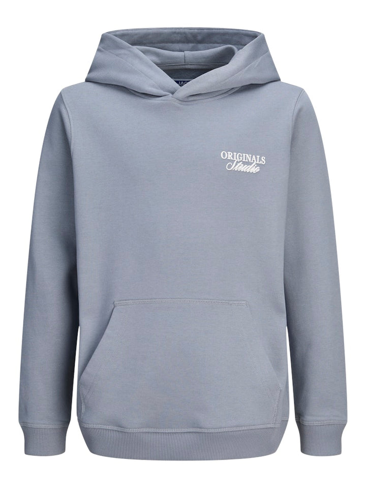 Jornorrebro Typo Back Sweat Hood Sn Jnr - Rafblauw