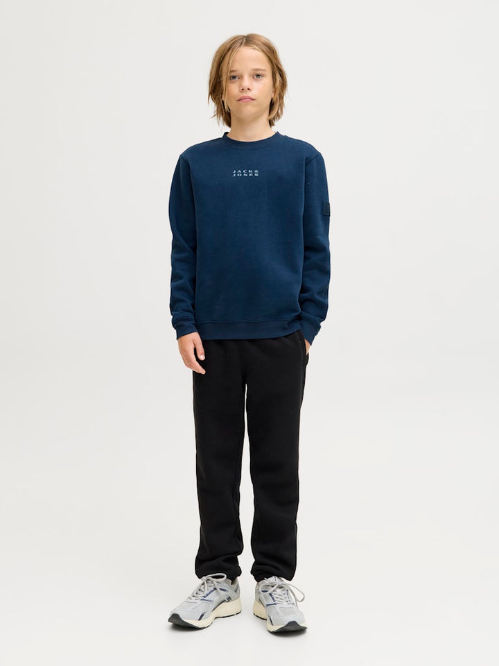 Jcopoint Sweat Badge Crew Neck Bf Jnr - Navy