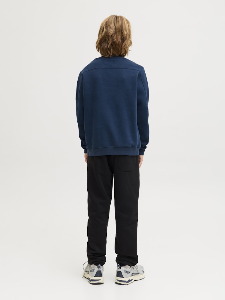Jcopoint Sweat Badge Crew Neck Bf Jnr - Navy