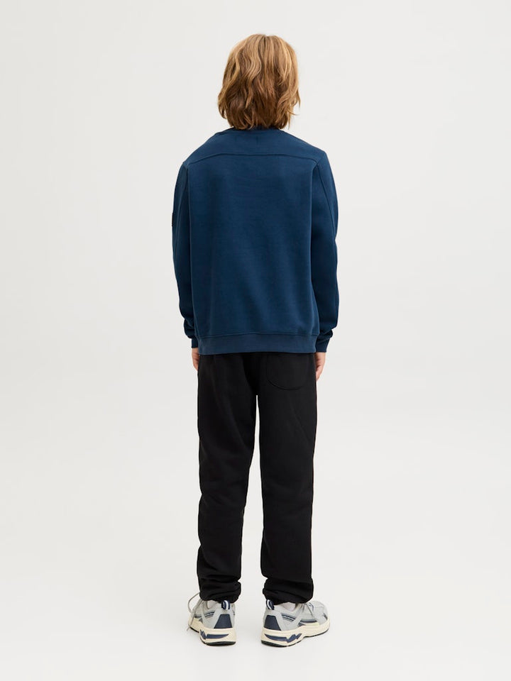 Jcopoint Sweat Badge Crew Neck Bf Jnr - Navy