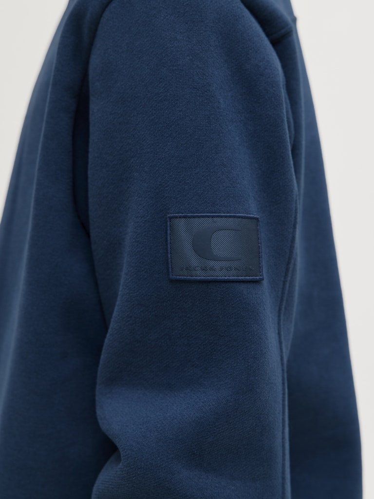 Jcopoint Sweat Badge Crew Neck Bf Jnr - Navy