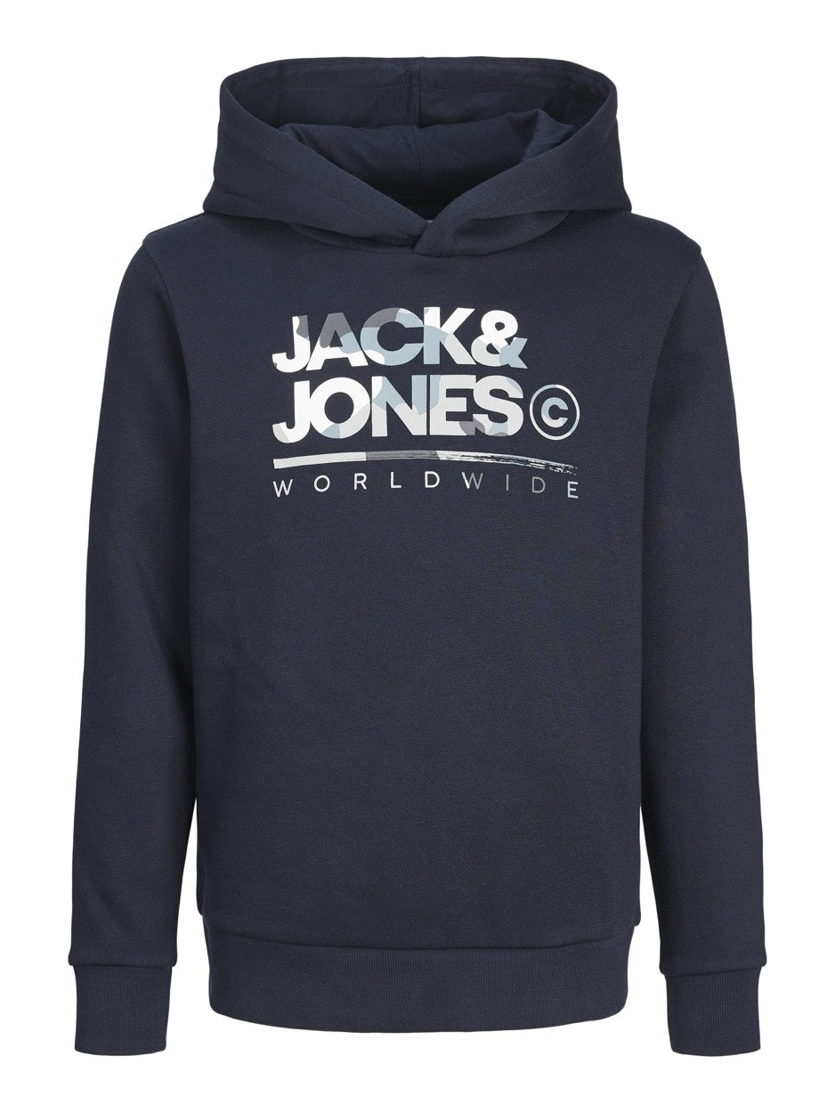 Jjluke Sweat Hood Jnr - Navy