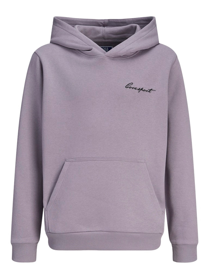 Jcodust Script Sweat Hood Sa26 Jnr - Mauve