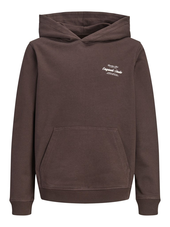 Jornorrebro Typo Back Sweat Hood Sn Jnr - Bruin