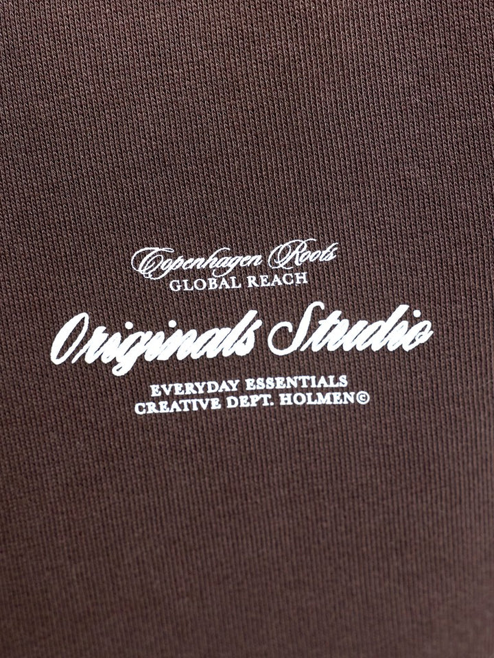 Jornorrebro Typo Back Sweat Hood Sn Jnr - Bruin