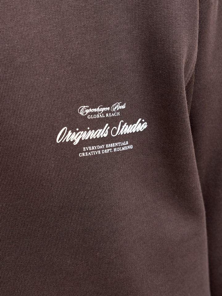 Jornorrebro Typo Back Sweat Cn Jnr - Bruin