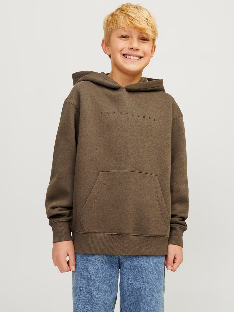 Jjestar Jj Sweat Hood Noos Jnr - Taupe