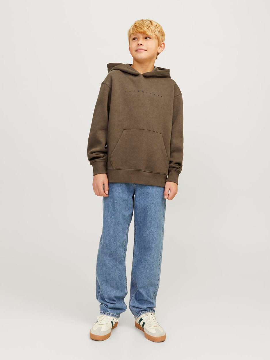 Jjestar Jj Sweat Hood Noos Jnr - Taupe