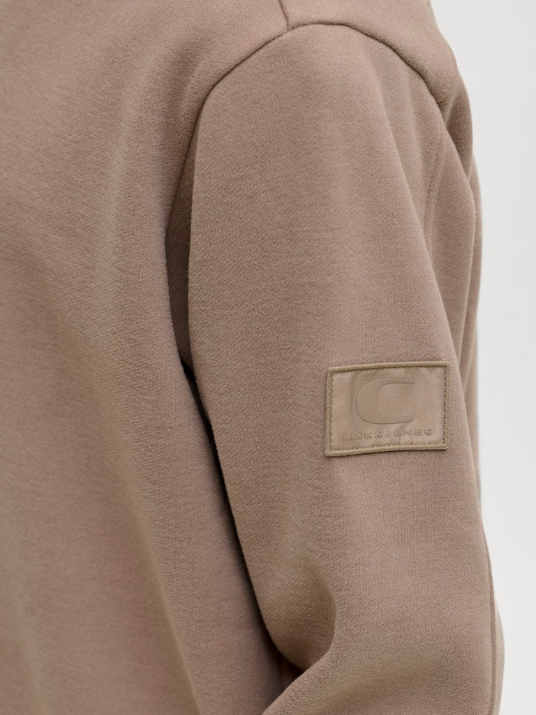 Jcopoint Sweat Badge Crew Neck Bf Jnr - Taupe