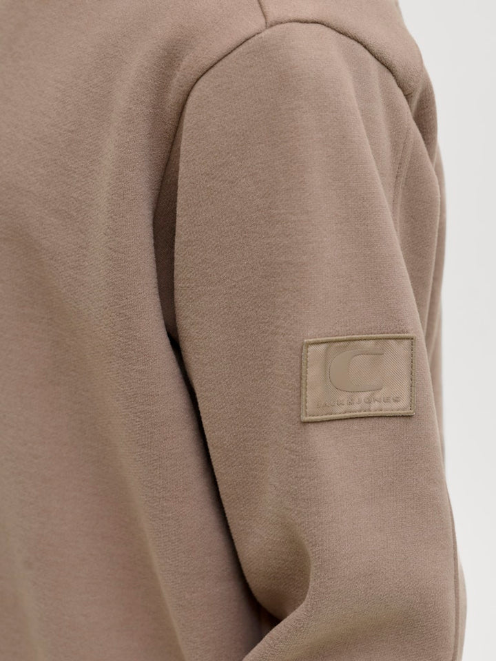 Jcopoint Sweat Badge Crew Neck Bf Jnr - Taupe