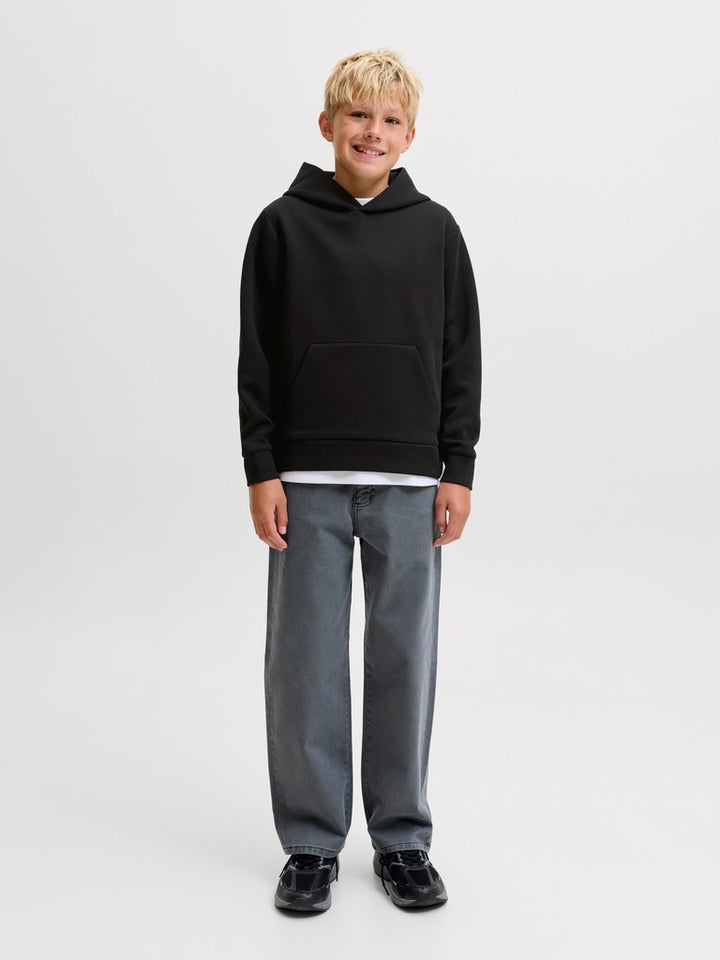 Jjebarron Sweat Hood Noos Jnr - Zwart