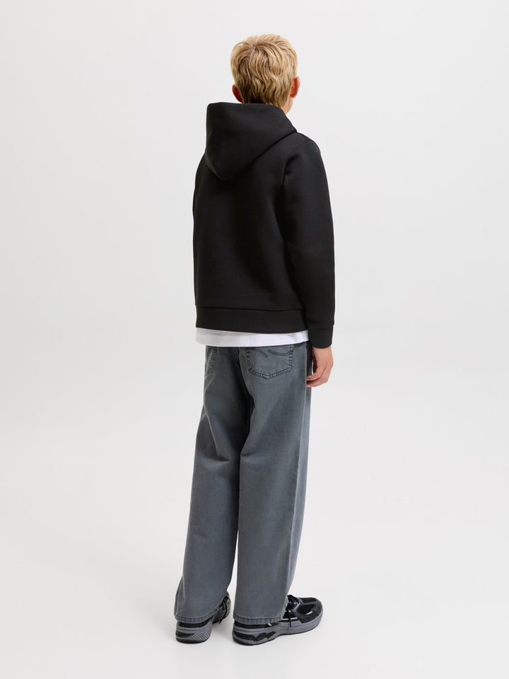 Jjebarron Sweat Hood Noos Jnr - Zwart