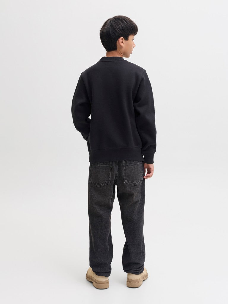 Jjecolton Sweat Crew Neck Sn Jnr - Zwart