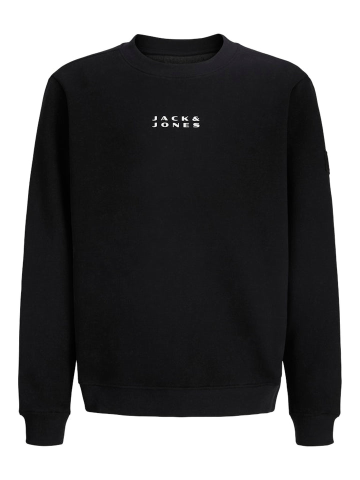 Jcopoint Sweat Badge Crew Neck Bf Jnr - Zwart