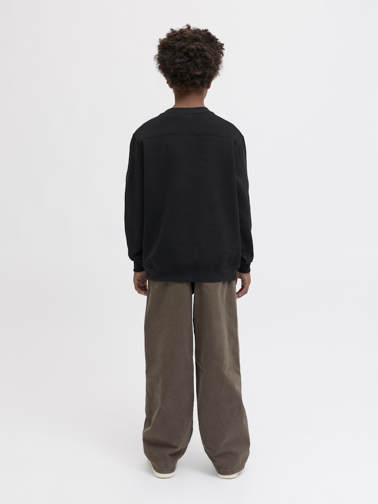 Jcopoint Sweat Badge Crew Neck Bf Jnr - Zwart