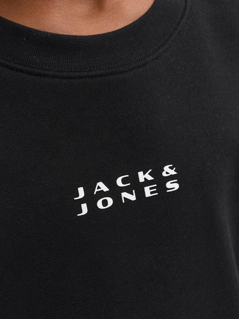 Jcopoint Sweat Badge Crew Neck Bf Jnr - Zwart