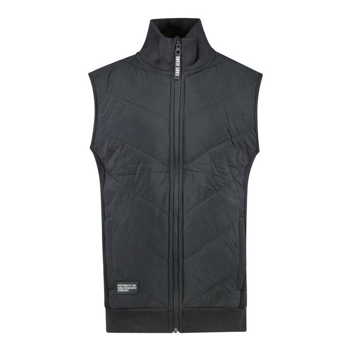 Kids Garys Sw Gilet Black - Zwart