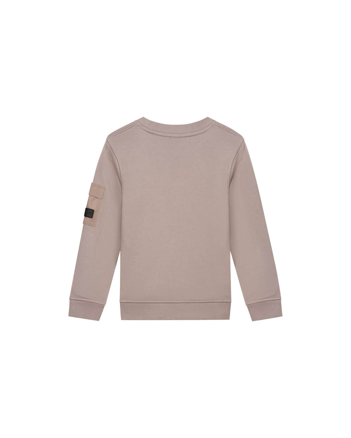 Nylon Pocket Sweater Crewneck - Steel