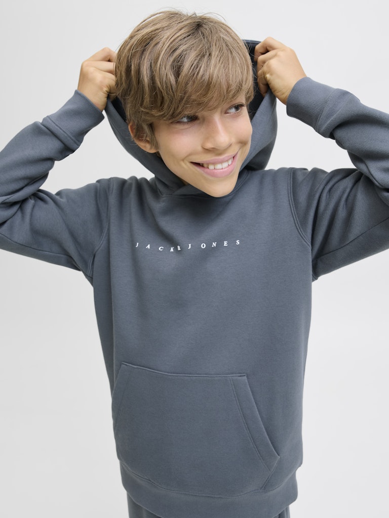 Jjestar Jj Sweat Hood Noos Jnr - Steel