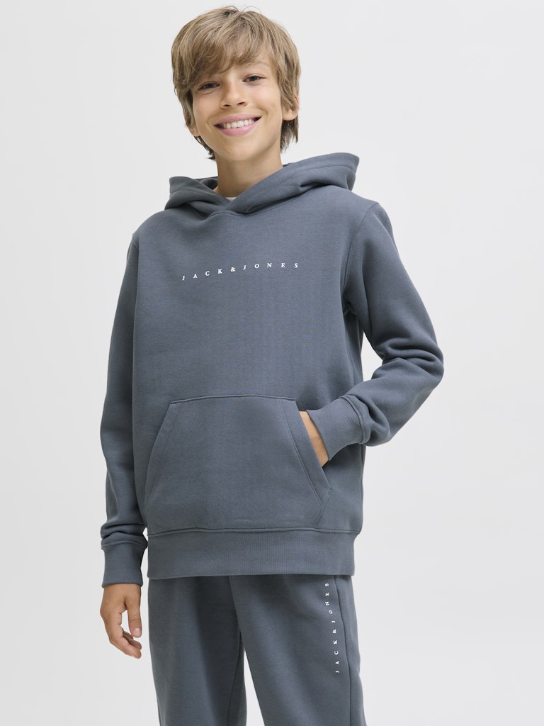 Jjestar Jj Sweat Hood Noos Jnr - Steel