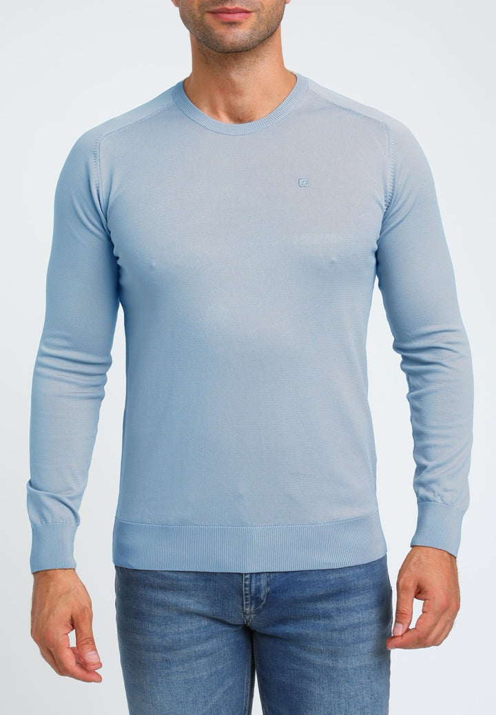 Gabbiano men 614570 trui heren lichtblauw