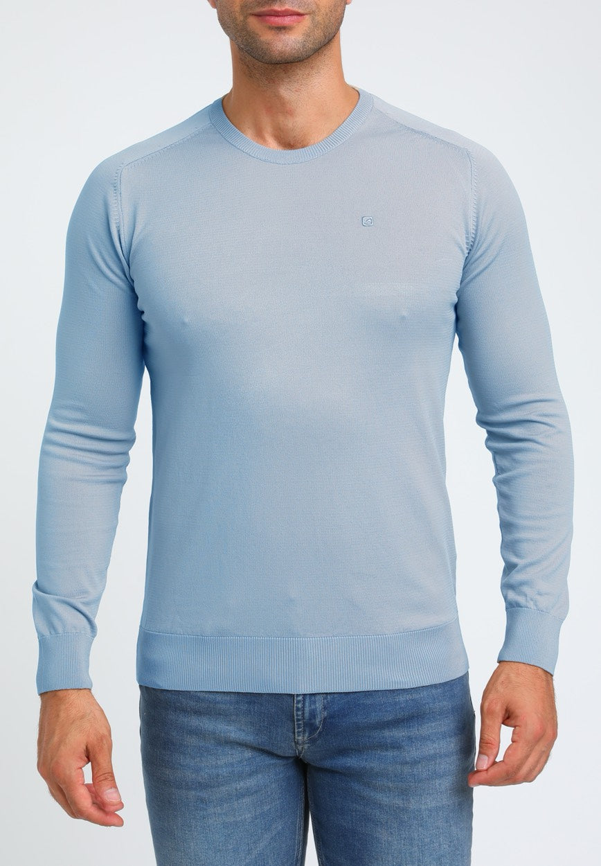 Gabbiano men 614570 trui heren lichtblauw