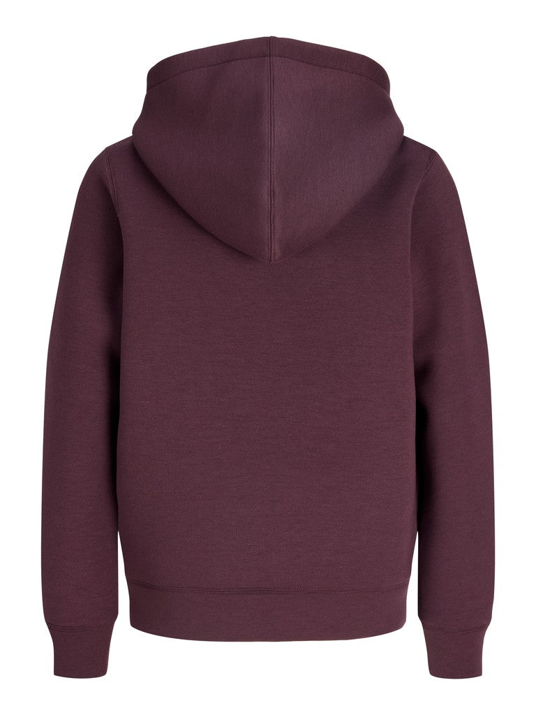 Jcolegacy Sweat Scuba Zip Hood Sn Jnr - Bordeaux