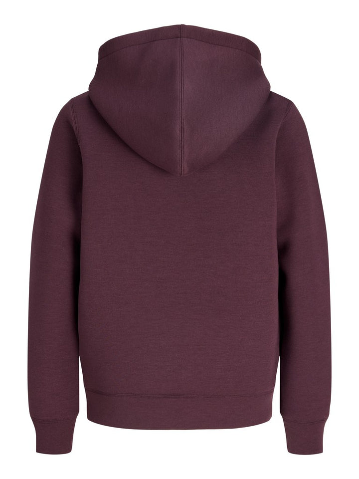 Jcolegacy Sweat Scuba Zip Hood Sn Jnr - Bordeaux