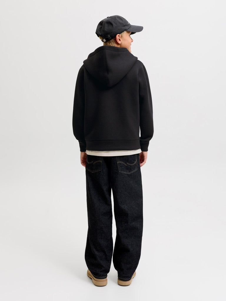 Jcolegacy Sweat Scuba Zip Hood Sn Jnr - Zwart
