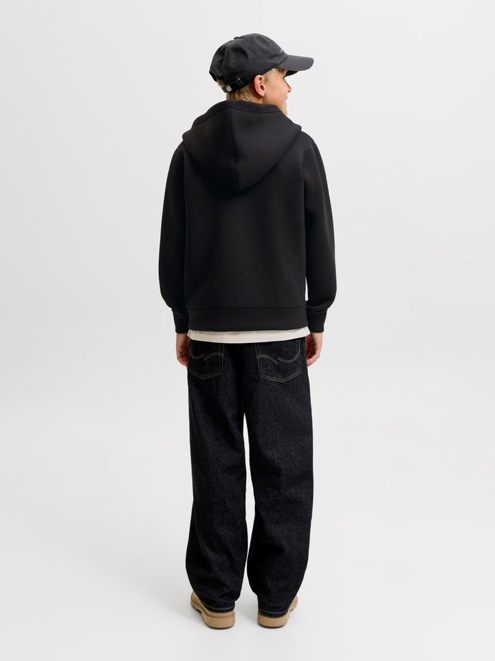 Jcolegacy Sweat Scuba Zip Hood Sn Jnr - Zwart