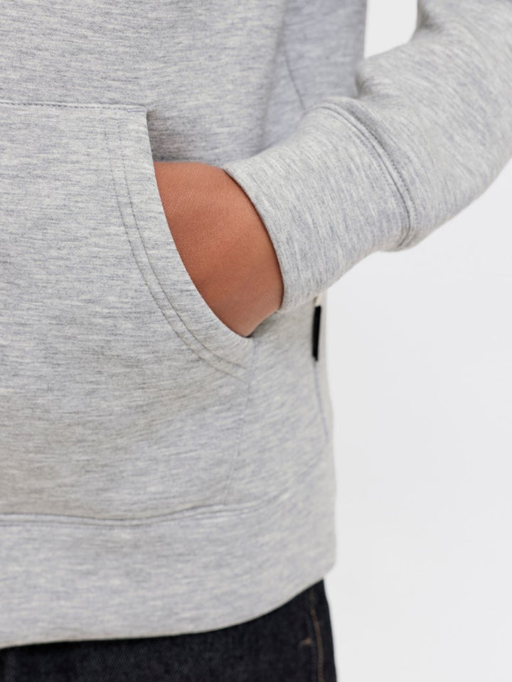 Jcolegacy Sweat Scuba Zip Hood Sn Jnr - Grijs Melee