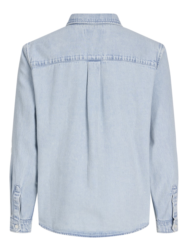 Jornorrebro Denim Shirt Ls Jnr - Blue Denim