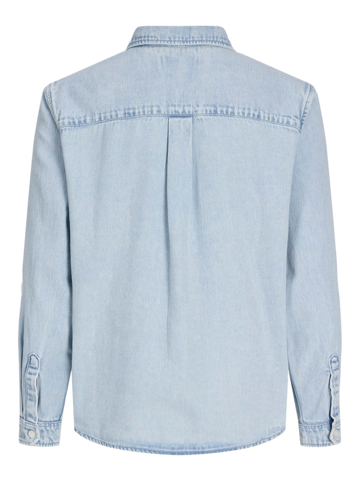 Jornorrebro Denim Shirt Ls Jnr - Blue Denim