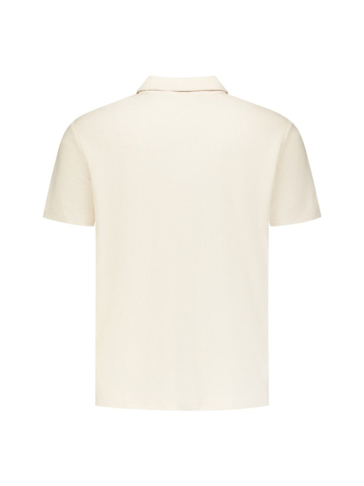 Polo Short Sleeve Zipper - Beige