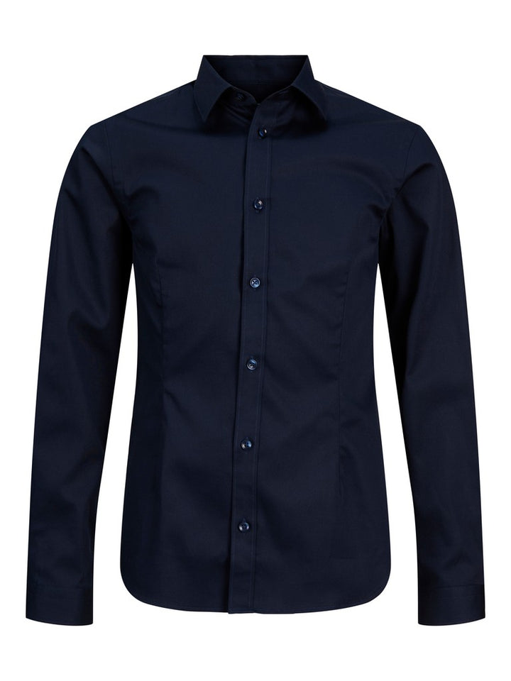 Jprparma Shirt L/s Noos Jnr - Navy