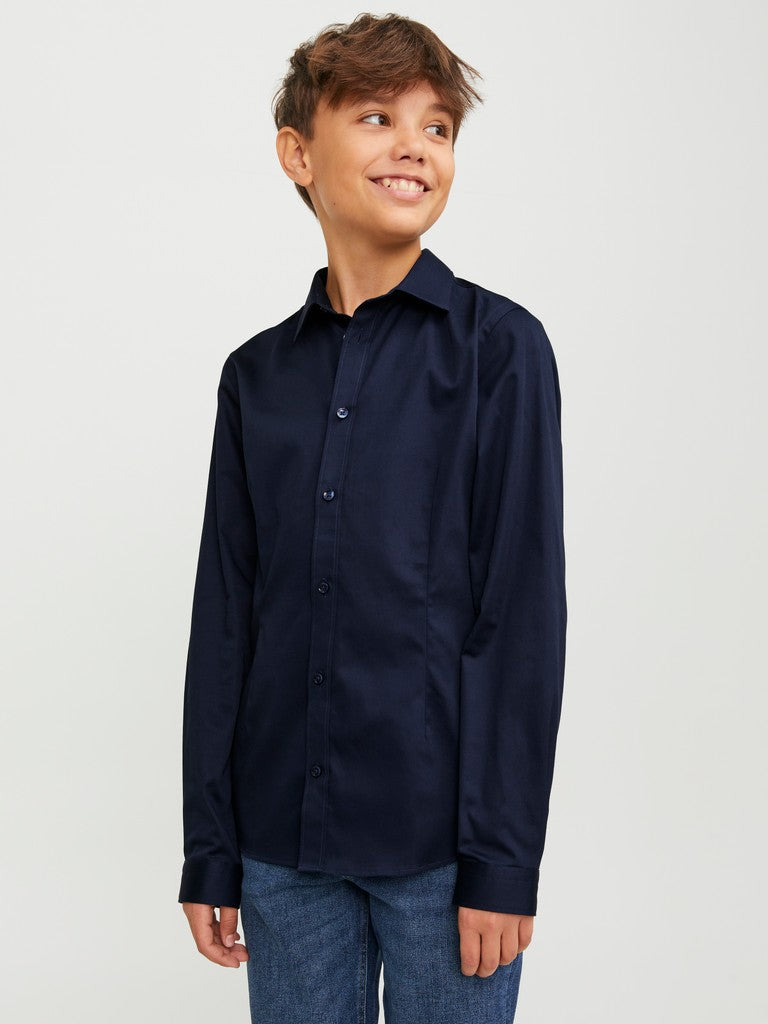 Jprparma Shirt L/s Noos Jnr - Navy